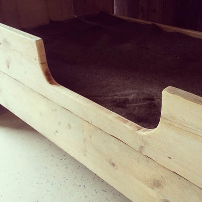 Steigerhouten stapelbed Owen