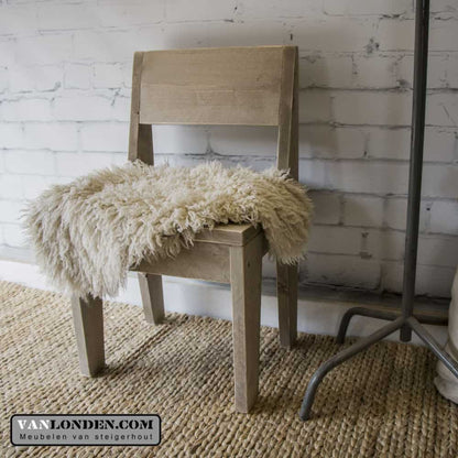 Steigerhouten kruk/stoel Carolien