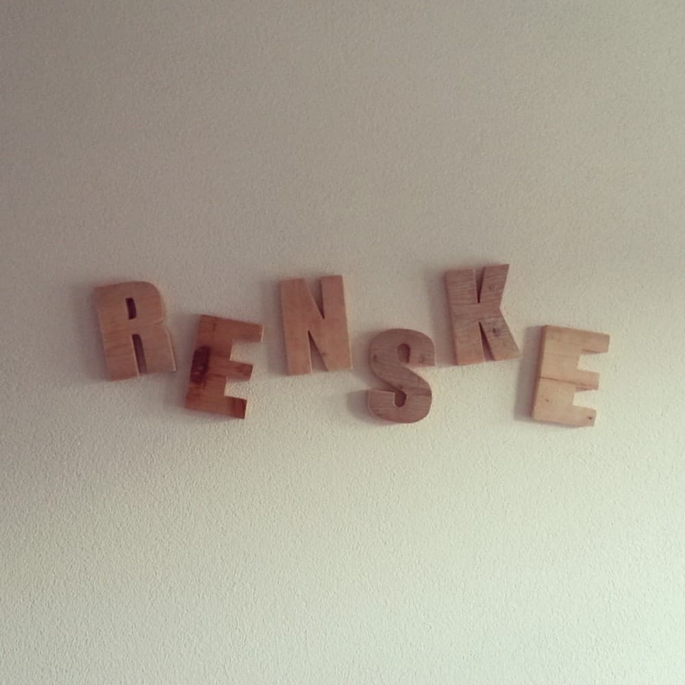 Steigerhouten letters