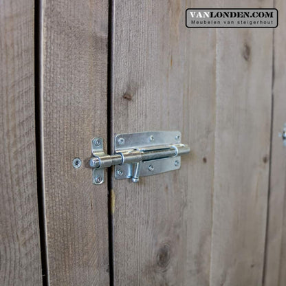 Steigerhouten lockerkast met roosters Julia