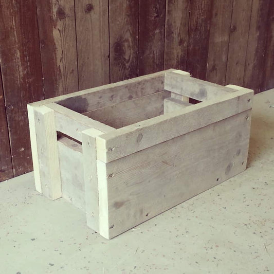 Steigerhouten opbergkist Jahley