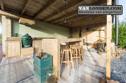 Overkapping Steigerhout