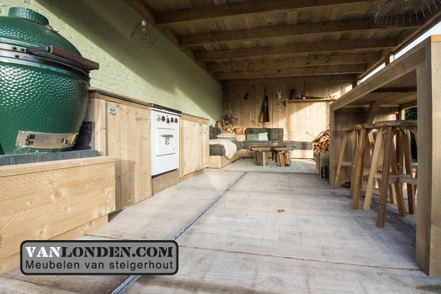 Overkapping Steigerhout