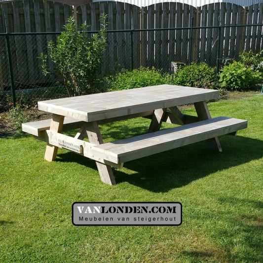 Steigerhouten picknicktafel Thijs