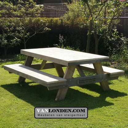 Steigerhouten picknicktafel Thijs