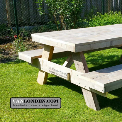 Steigerhouten picknicktafel Thijs