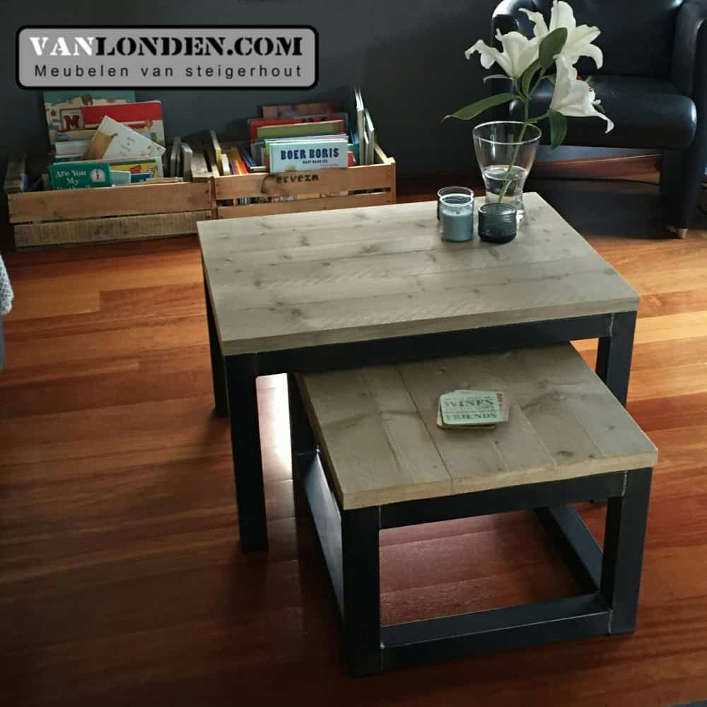 Steigerhouten salontafel Senn