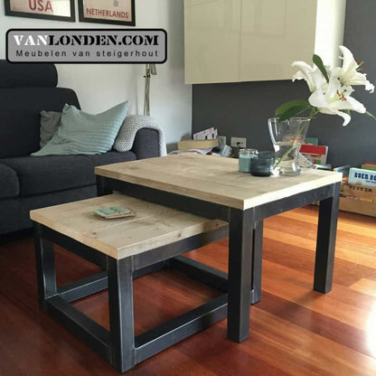 Steigerhouten salontafel Senn