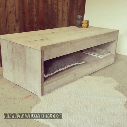 Steigerhouten salontafel Senna