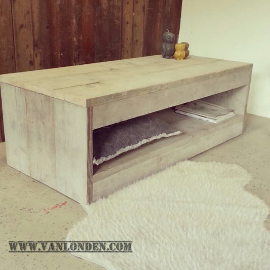 Steigerhouten salontafel Senna