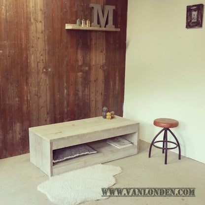 Steigerhouten salontafel Senna