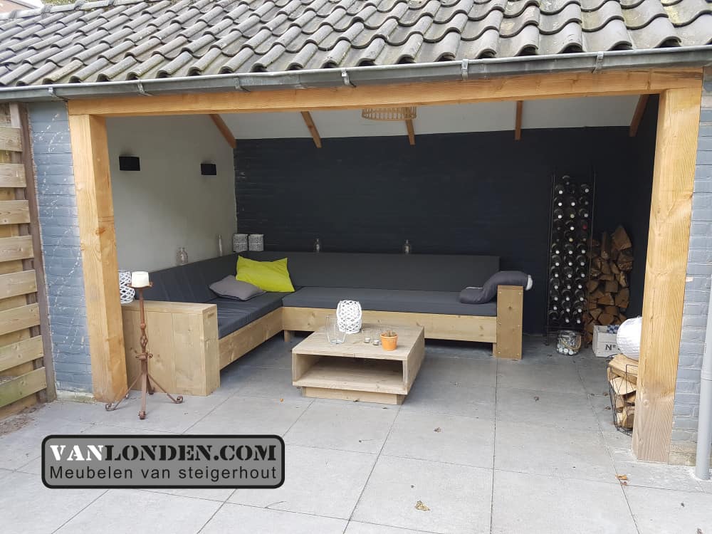 Steigerhouten salontafel Sigrid