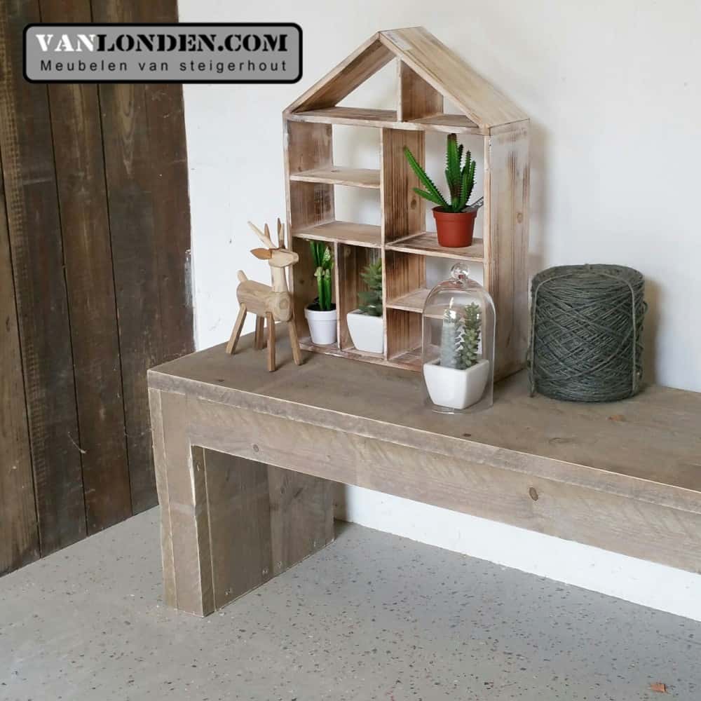 Steigerhouten side table - bankje Sonja