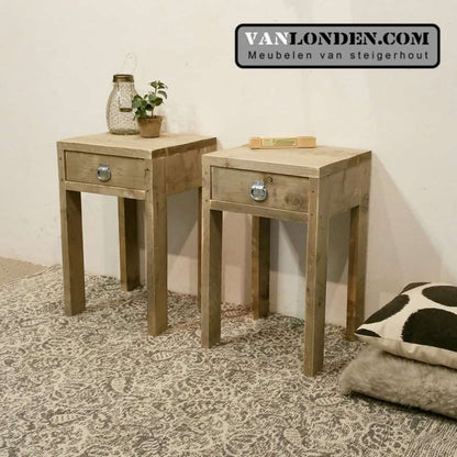 Steigerhouten side table Stella