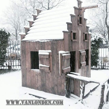 Steigerhouten speelhuis Jeroen