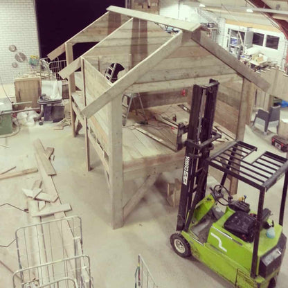 Steigerhouten speelhuis Loesje