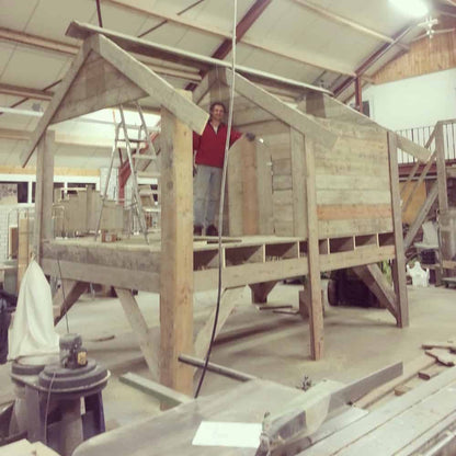 Steigerhouten speelhuis Loesje