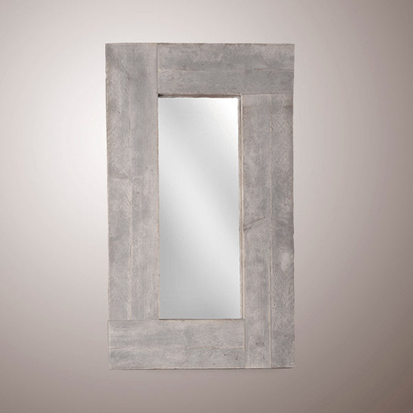 spiegel met steigerhouten lijst