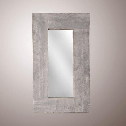 spiegel met steigerhouten lijst