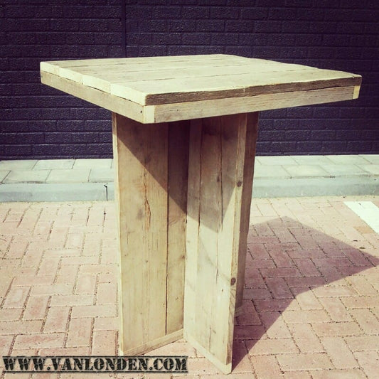 Steigerhouten statafel Stan
