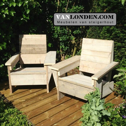 Steigerhouten stoel Piet