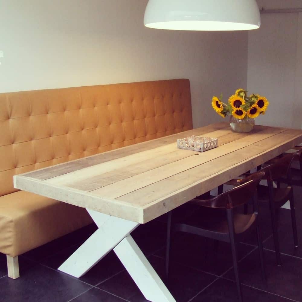 Steigerhouten tafel Renske