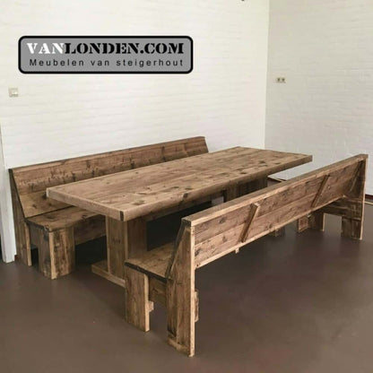 Steigerhouten tafel Tonny