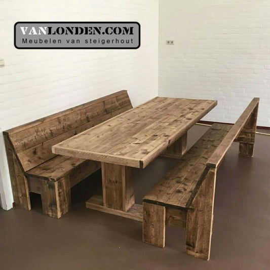 Steigerhouten tafel Tonny