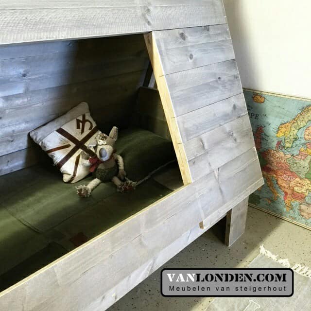 Steigerhouten tentbed Hiawatha