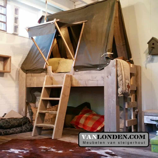 Steigerhouten tentbed Tommy