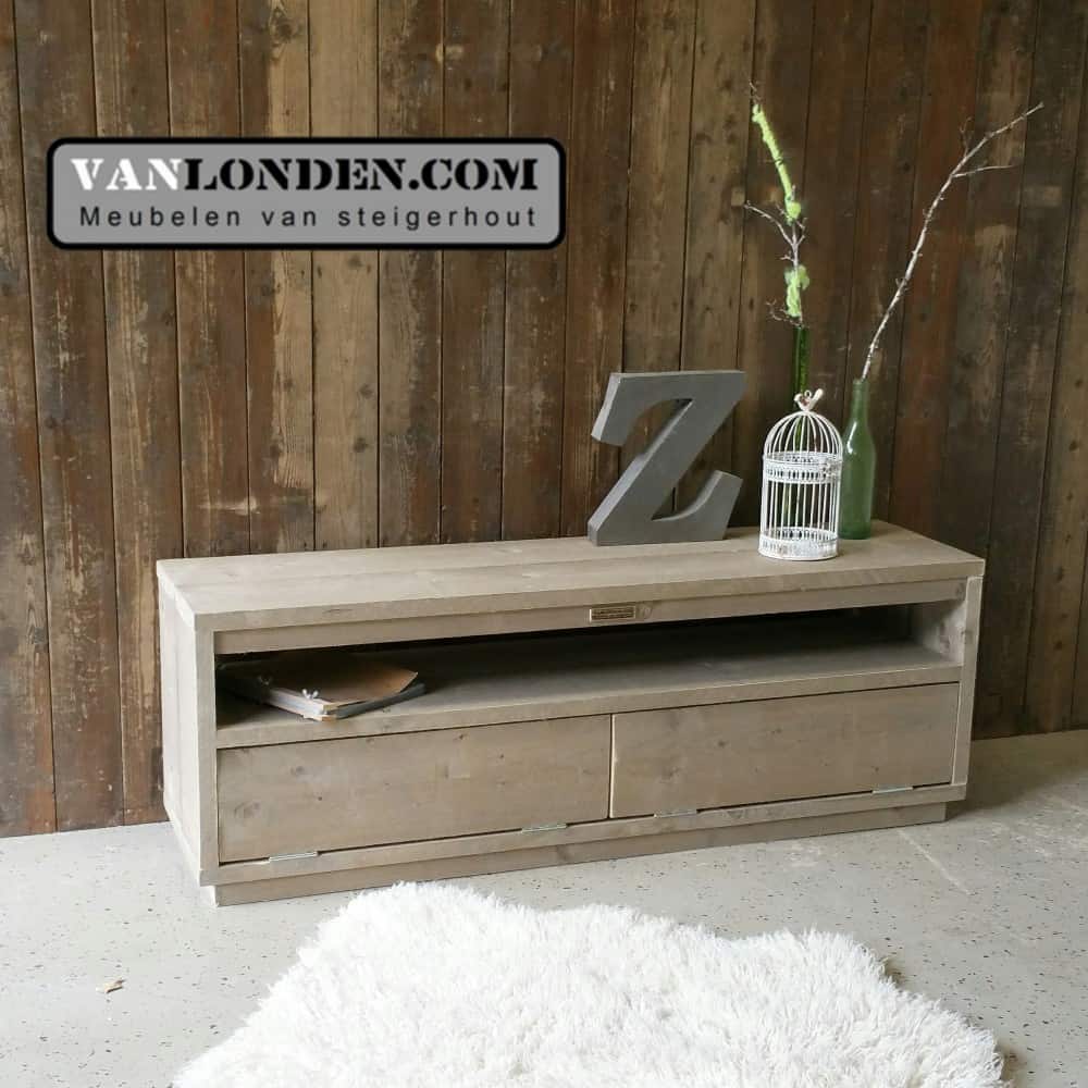Steigerhouten TV-meubel Antal