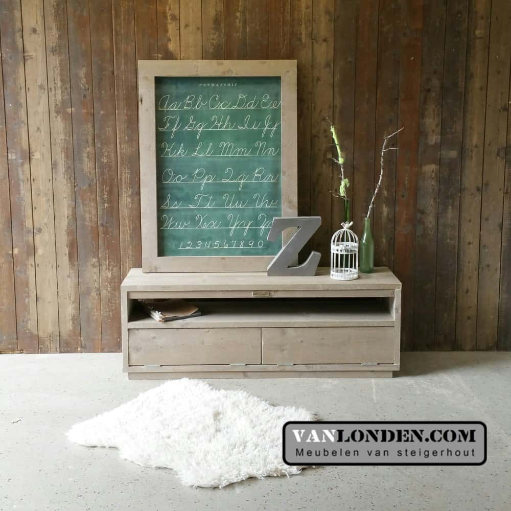 Steigerhouten TV-meubel Antal