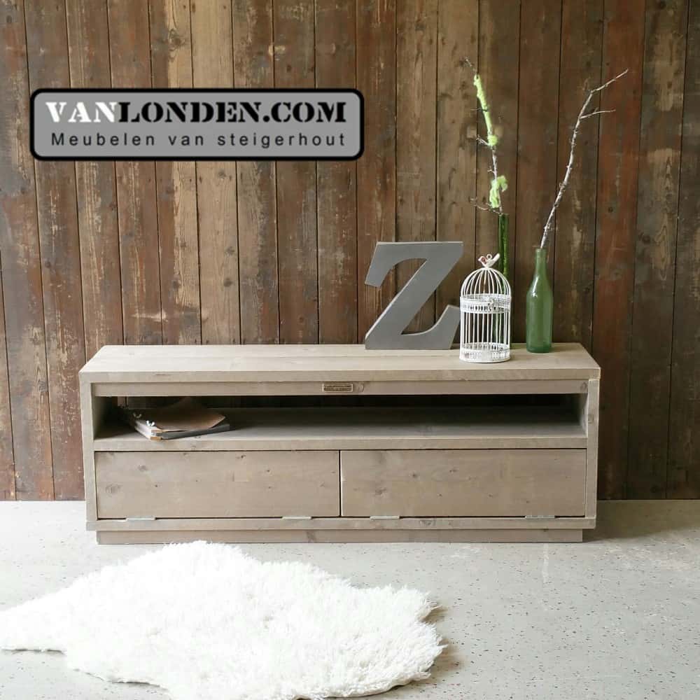 Steigerhouten TV-meubel Antal
