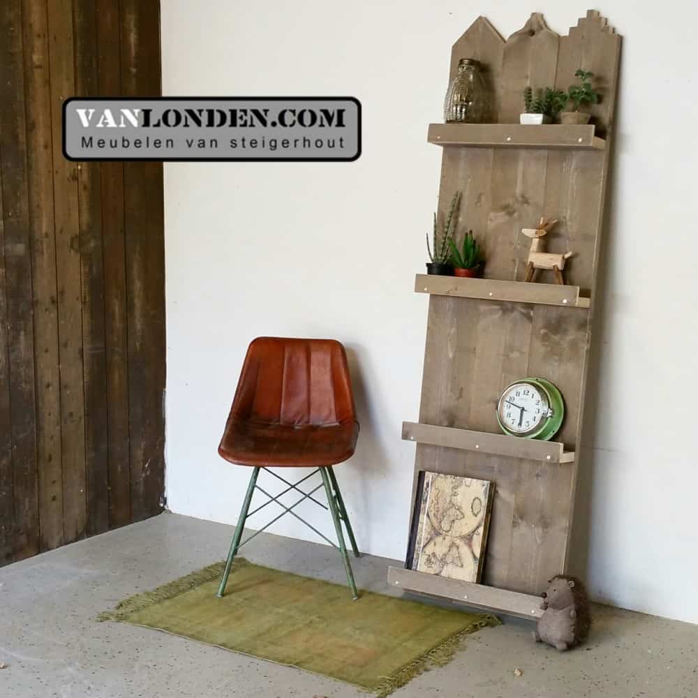 Steigerhouten wandrek Wilma