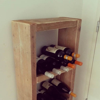 Steigerhouten wijnrek Jules