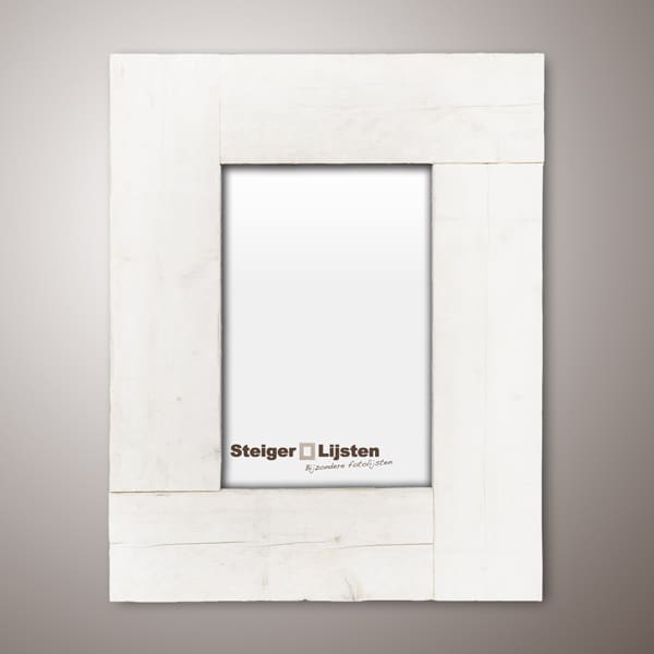 steigerlijst white wash breed