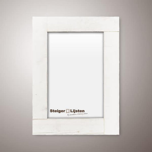 steigerlijst white wash smal