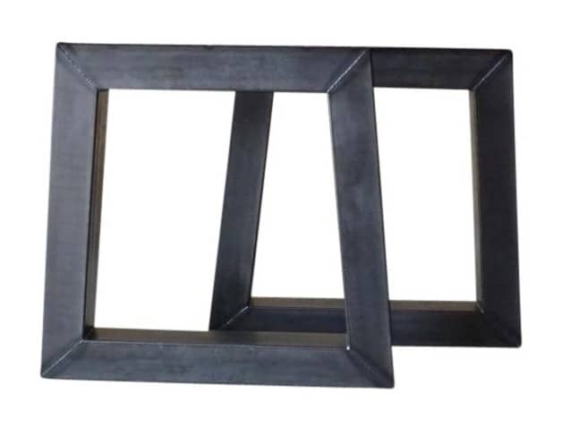 Tafel onderstel stalen "trapezium" Minke