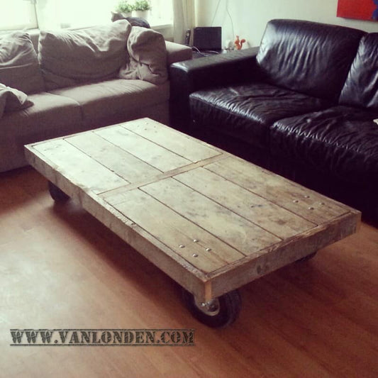 Steigerhouten salontafel Veran