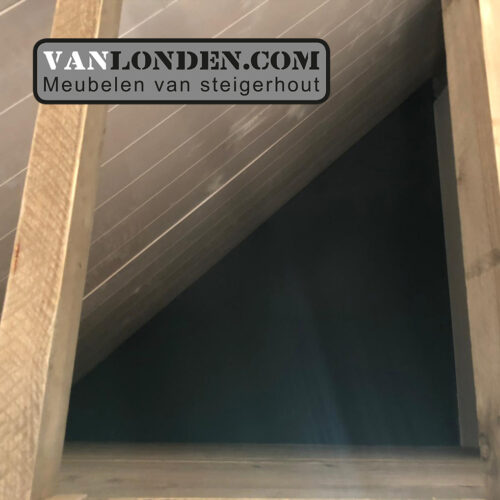 Steigerhouten slaap vide Carlijn detail