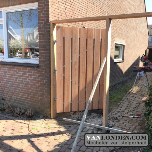 schutting en poort van douglas 5