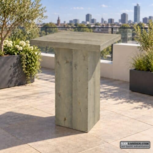 Steigerhouten statafel Mindy (Steigerhouten eettafels online bestellen) Steigerhouten statafel Mindy (Steigerhouten eettafels online bestellen)