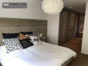 Steigerhouten zwevend tweepersoonsbed Gabriëlle (Steigerhouten tweepersoonsbedden)